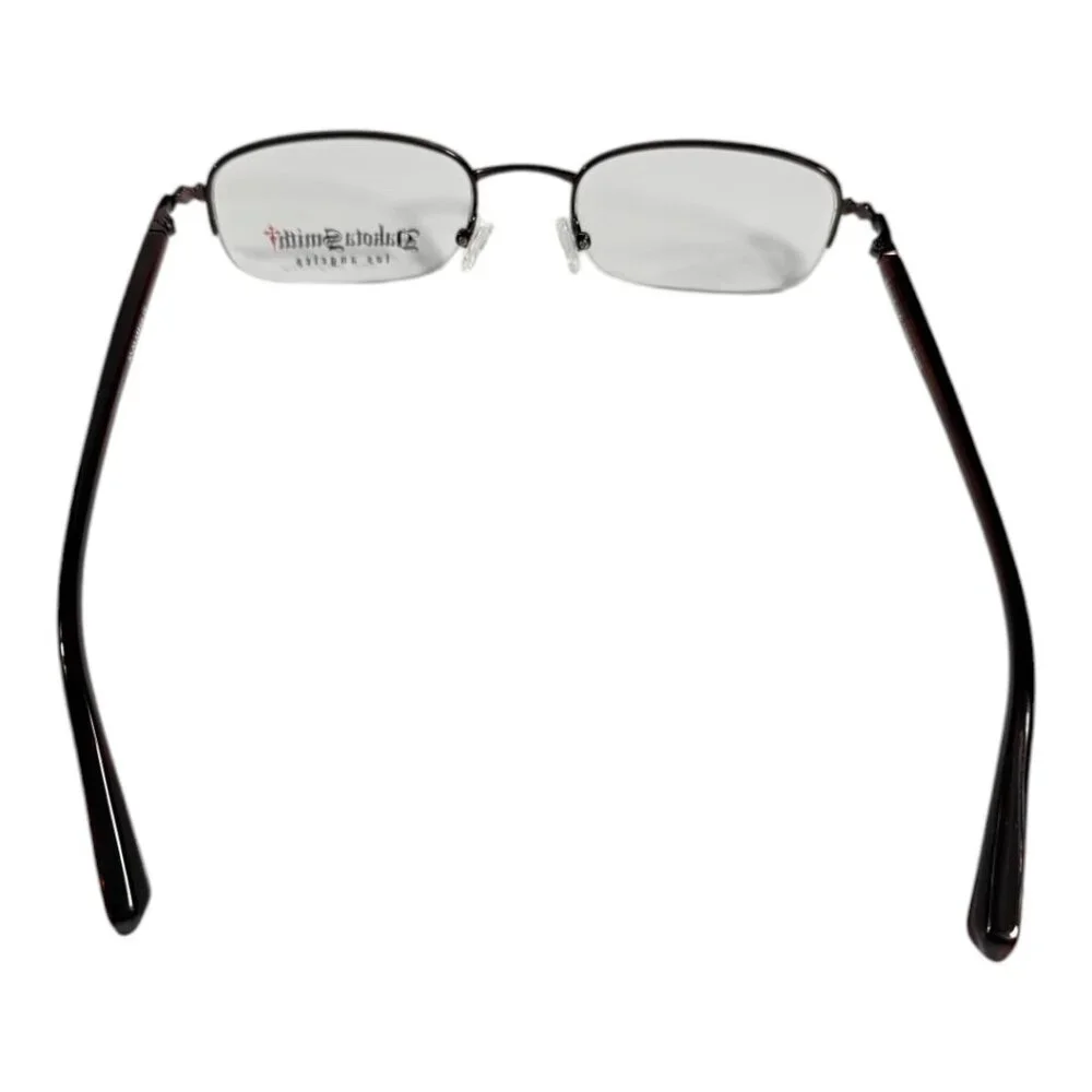 Dakota Smith Liberty Brown Women's 50-20-135 Metal Half Rim Eyeglasses Demo.
